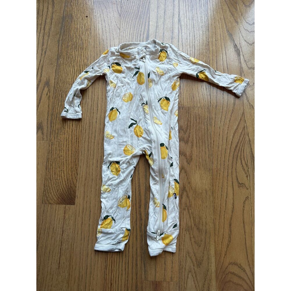 Kyte baby 6-12M lemon sleeper pajama bamboo